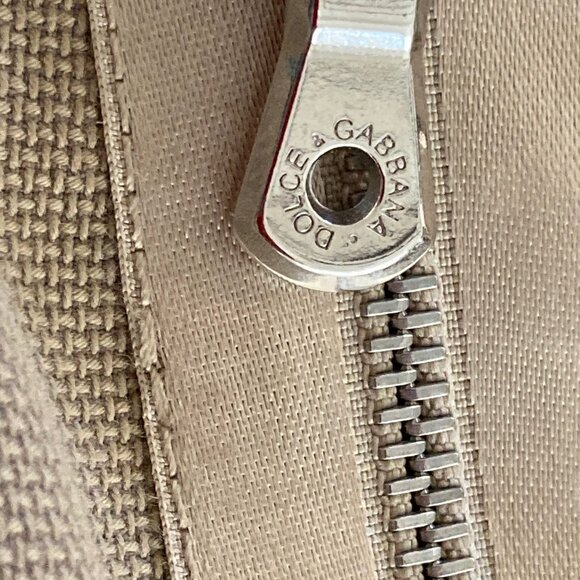 Dolce & Gabbana Y2K Vintage 2003 Khaki Lace Up Corset Dress Sz IT 44 (US 8) S/S - Picture 5 of 13